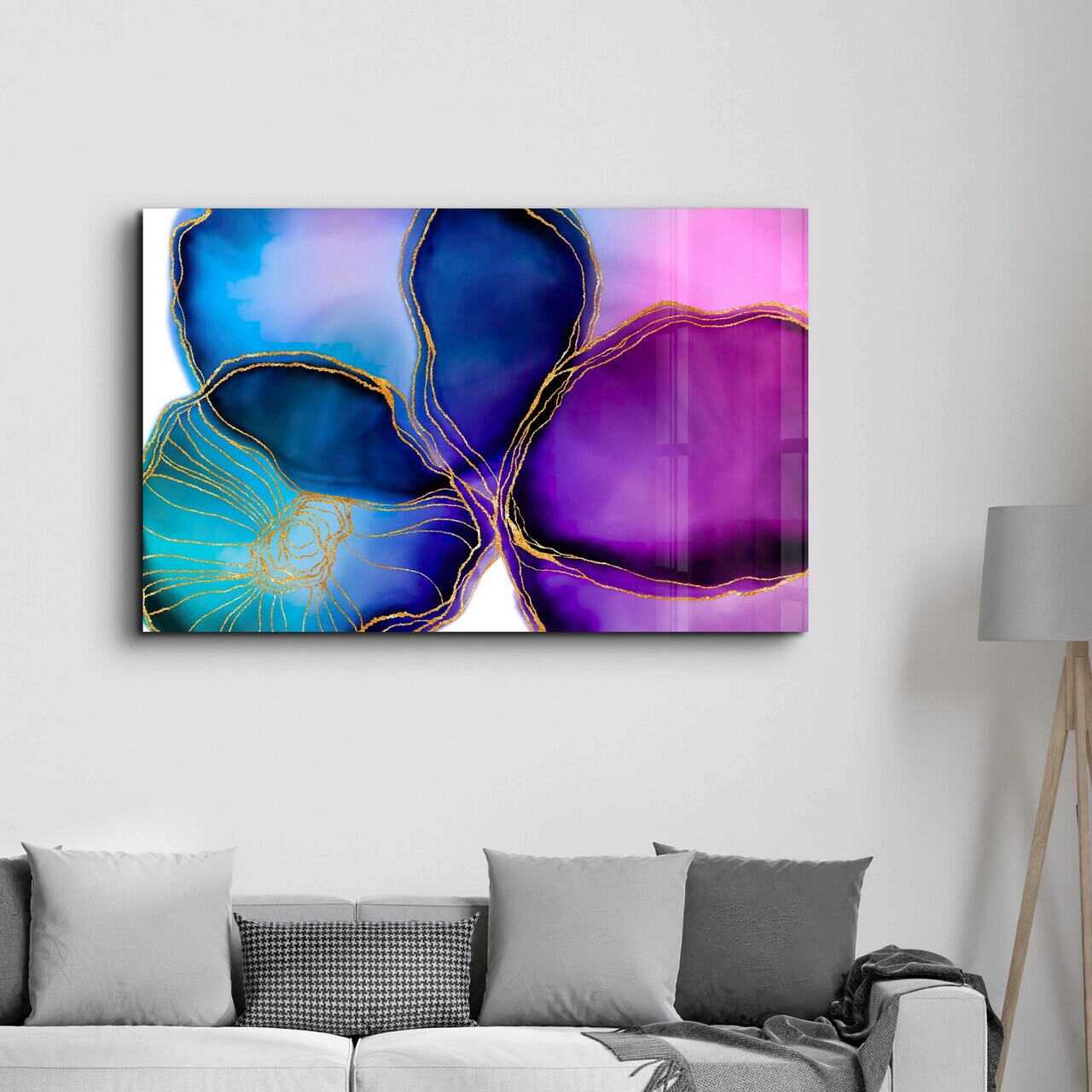 Tablou decorativ, CAM-2085, Dimensiuni: 46 x 72 cm, Multicolor — imaginea 3