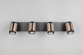 Plafoniera Gillan, TRIO, 60x12x16 cm, 10W, 4x GU10, metal, bronz