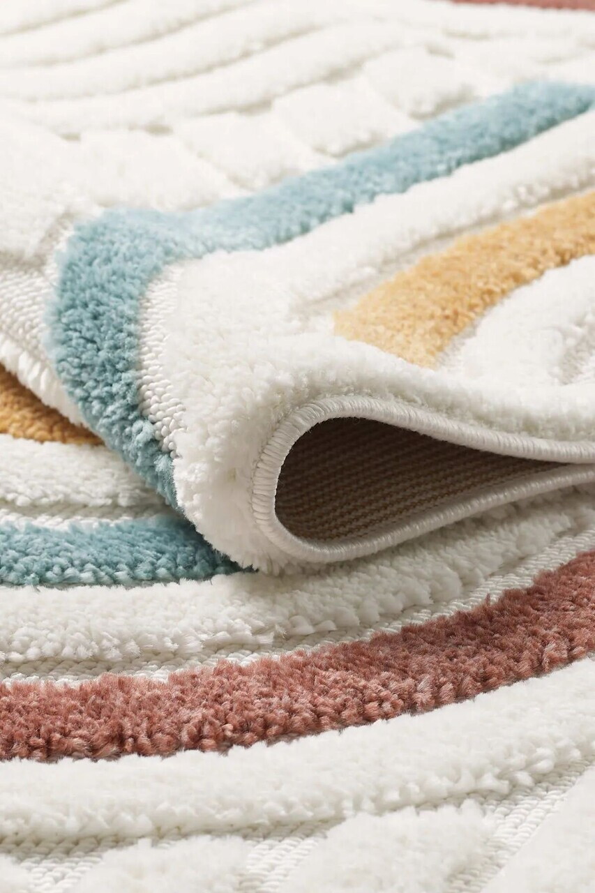 Covor, 0906A, 80x150 cm, Polipropilena, Multicolor — imaginea 3