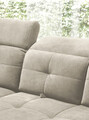 Coltar extensibil stanga 5 locuri ELTAP, LT-18AU, Inferne, 297x210x107 cm, lemn/poliester, bej deschis