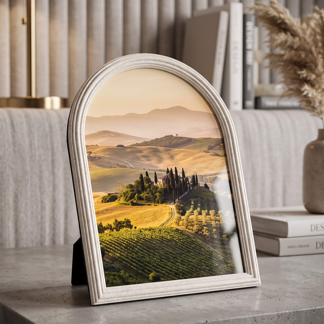 Rama foto, Mediterranean Arched, Mauro Ferretti, polirasina, 20x25 cm, nisipiu