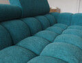 Coltar extensibil dreapta 3 locuri ELTAP, LT-40AMO, Felro, 285x181x93 cm, lemn/poliester, albastru