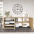 Mobilier living, Locelso, LV36, pal melaminat, stejar/negru