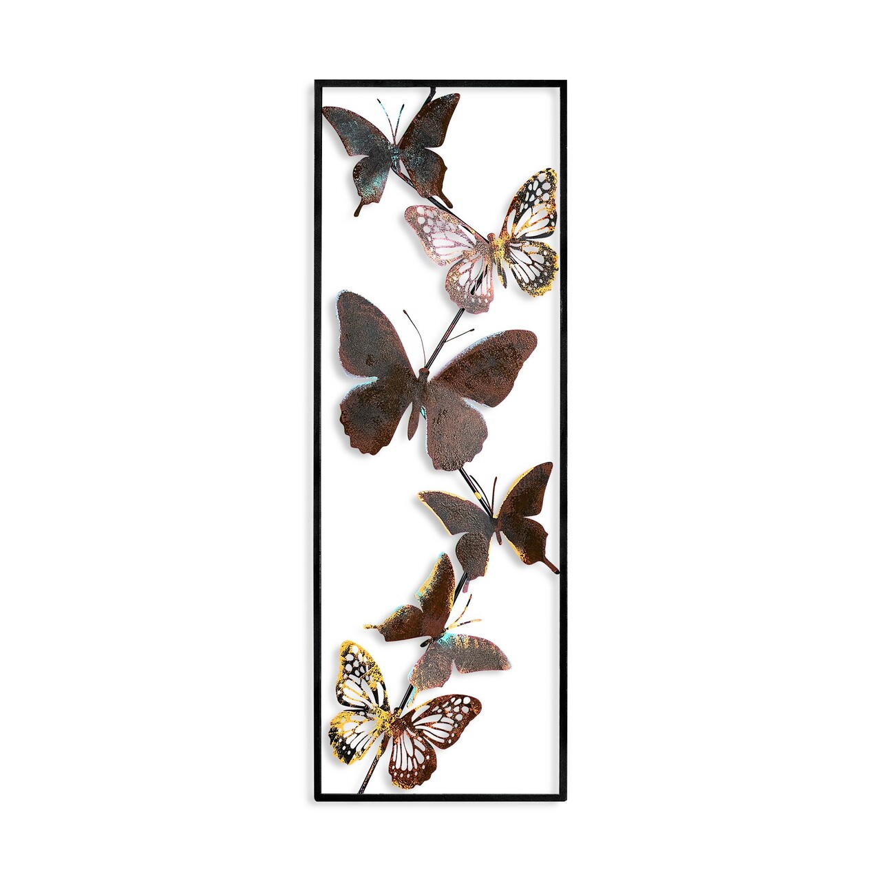 Decoratiune de perete, Tavus 2, Dimensiuni: 32 x 90 x 4 cm, Multicolor - view 6