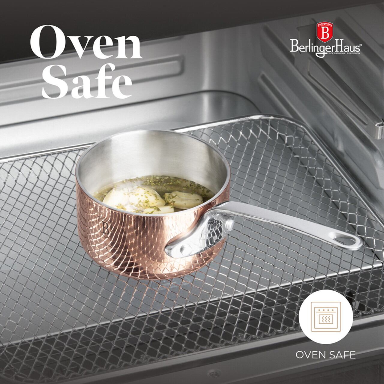 Cratita Berlinger Haus, Copper Touch, 8.5 cm, inox, cupru - imagine 5