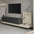 Comoda TV, Inarch, Dizayn, Antracit / Travertin