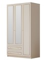 Dulap pentru haine, Rabi, Rb-077-02, 105x210x52 cm, Alb mat