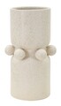 Vaza decorativa Bubbles, Mauro Ferretti, 16x28 cm, ceramica, crem