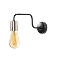 Aplica de perete, Opviq, 892OPV1228, Fier, Negru/Nichel