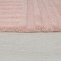 Covor Zen Garden Blush, Flair Rugs, 160x230 cm, lana, roz pudra