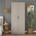 Dulap pentru haine, Hanah Home, BA291, 90x210x57.5 cm, Gresie