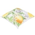 Set 2 fete de perna Lemon, Ambition, 42x42 cm, poliester, galben