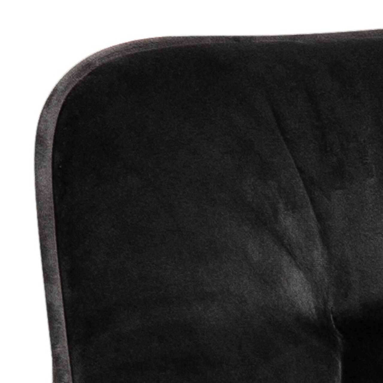 Scaun Brooke, Actona, 58x55x83 cm, catifea/otel, gri maro - view 3