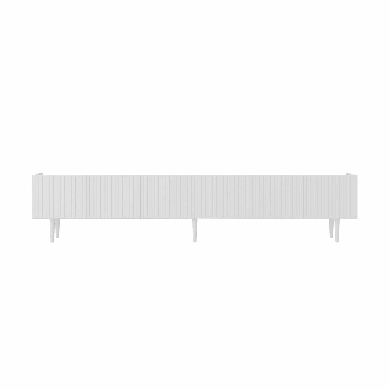 Comoda TV, Hanah Home, Capella 240, 240x50x29 cm, MDF, Alb - view 4