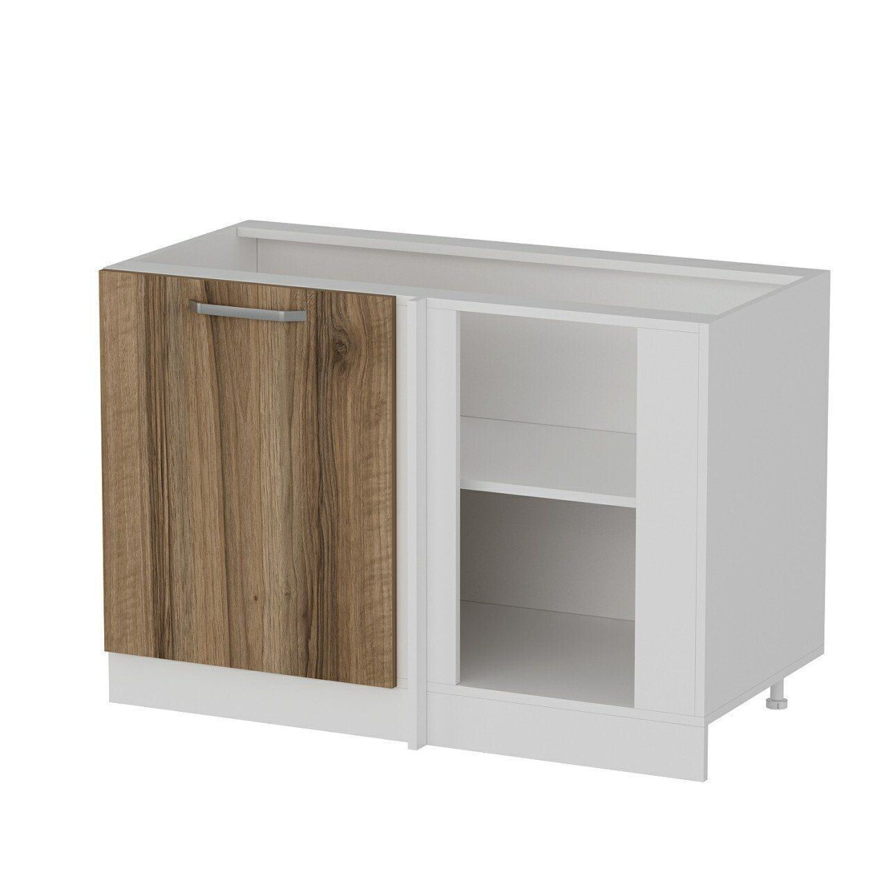 Dulap pentru bucatarie, Hanah Home, Minar, 120x82x56 cm, Alb / Dore — imaginea 4