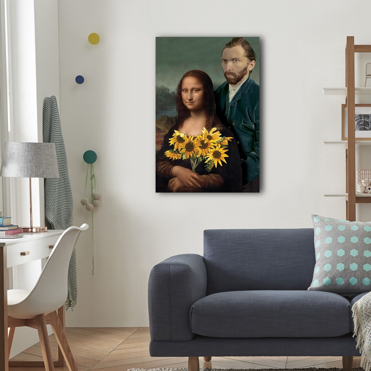 Tablou decorativ, REART-OZ-003, Dimensiune: 60 x 90 cm, Multicolor — imaginea 2