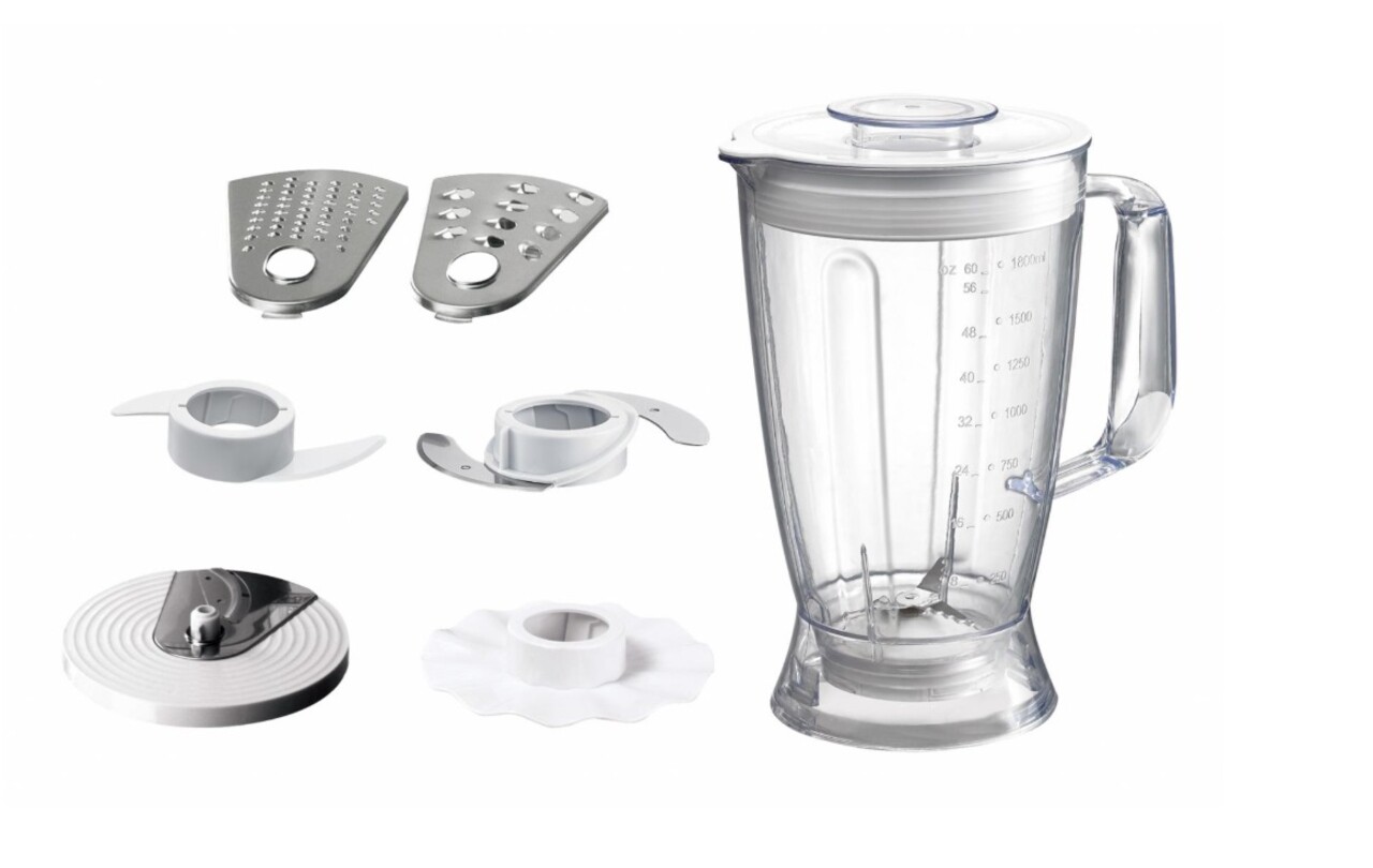 Robot de bucatarie Charm, Heinner, 750W, 1.2L/1.8L, alb/visiniu - 2 | YEO