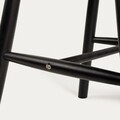 Scaun Vici, Homla, 52x46x92 cm, lemn, negru