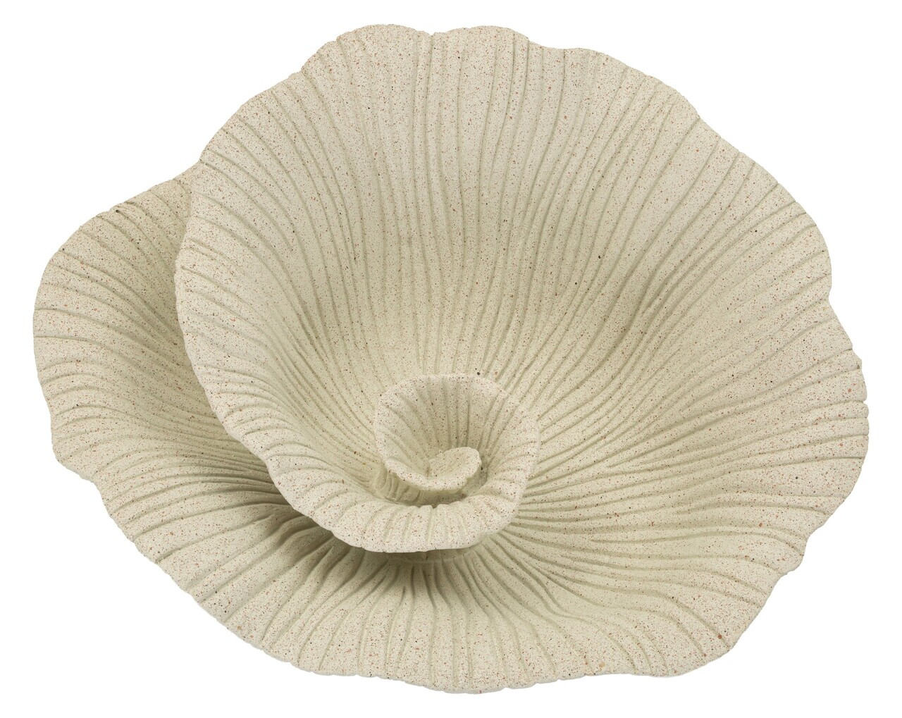 Bol decorativ, Mauro Ferretti, Petal, 34x13x29.5 cm, polirasina, nisip - view 5