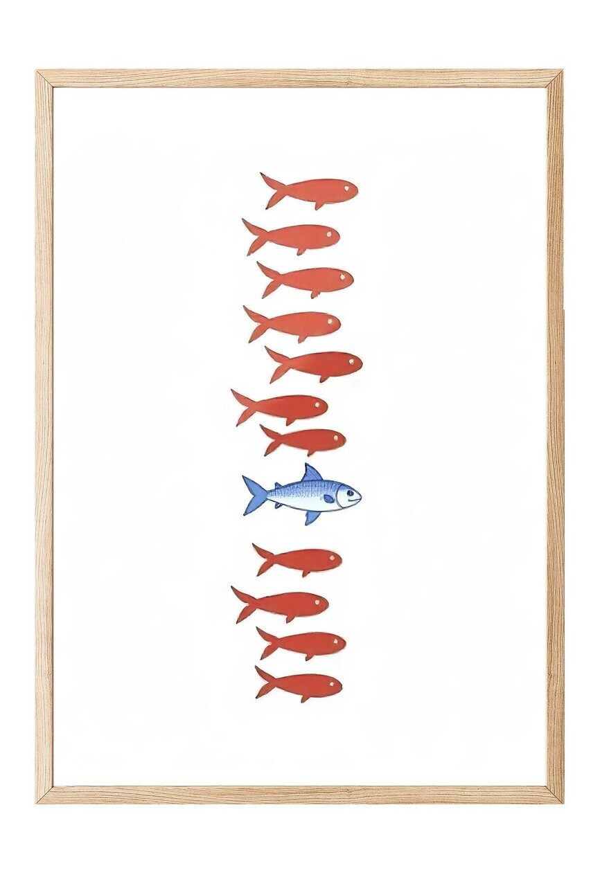 Tablou decorativ, 109587, Lemn masiv, Sticla PVC, Multicolor - view 2