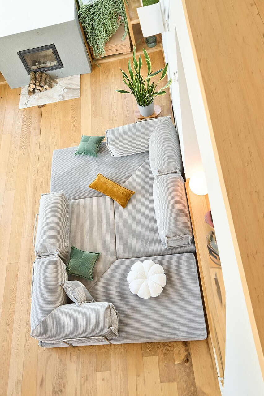Coltar, Atelier del Sofa, 118FVL1405, Tesatura plus reiata, Gri deschis - view 9