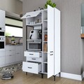 Dulap multifunctional, Rani, JE143, Alb