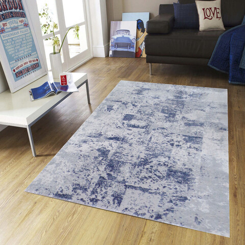 Covor, 9289, 160x230 cm, 30% poliester/70% polipropilena, albastru