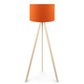 Lampadar, Insignio, 780SGN2418, 70% MDF/30% tesatura PVC, Portocaliu / Stejar