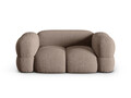 Canapea 2 locuri, Loretto, Cosmopolitan Design, 180x100x68 cm, tesatura structurata, cappuccino