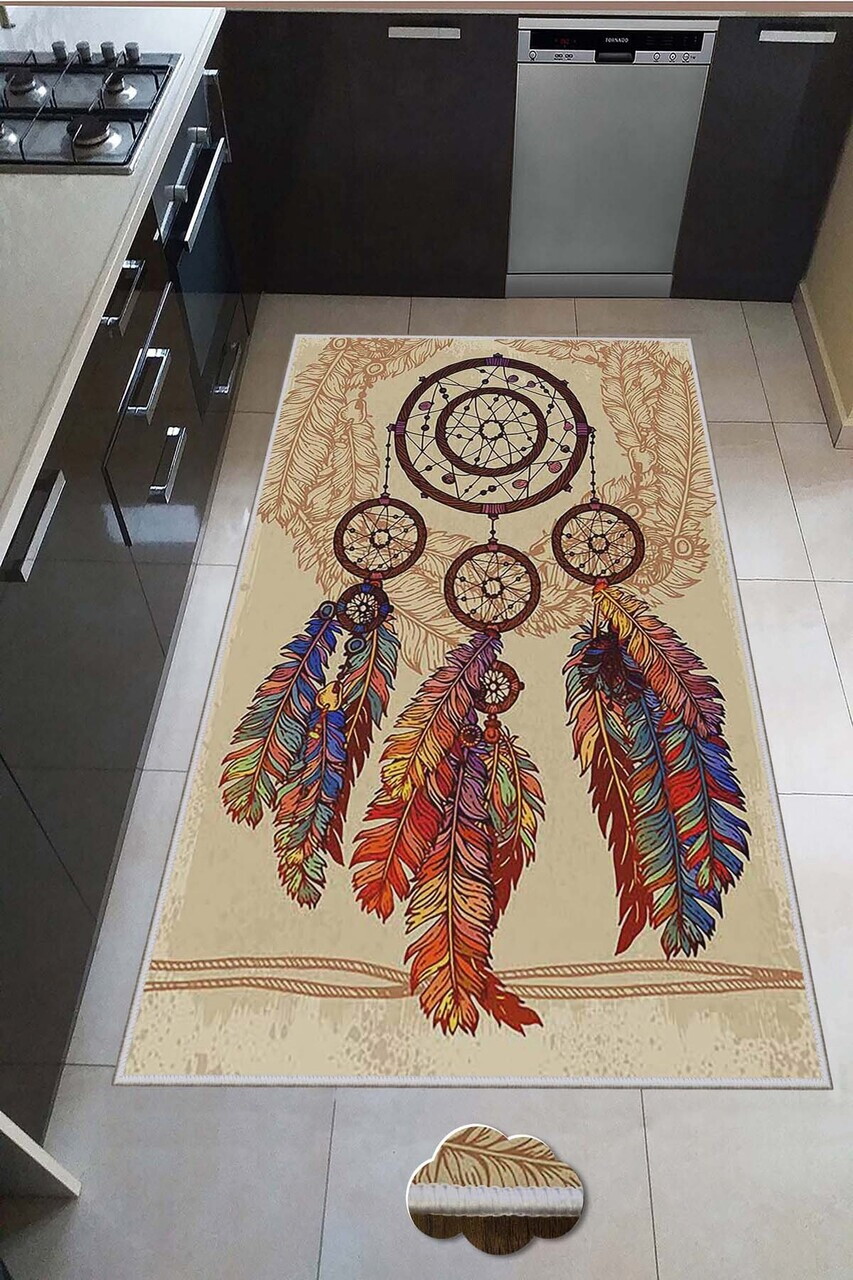 Covor Hmnt565 80x150 cm Poliester Multicolor