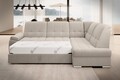Coltar extensibil dreapta 3 locuri ELTAP, RT-22IN, Sado, 272x192x95 cm, lemn/poliester, bej deschis