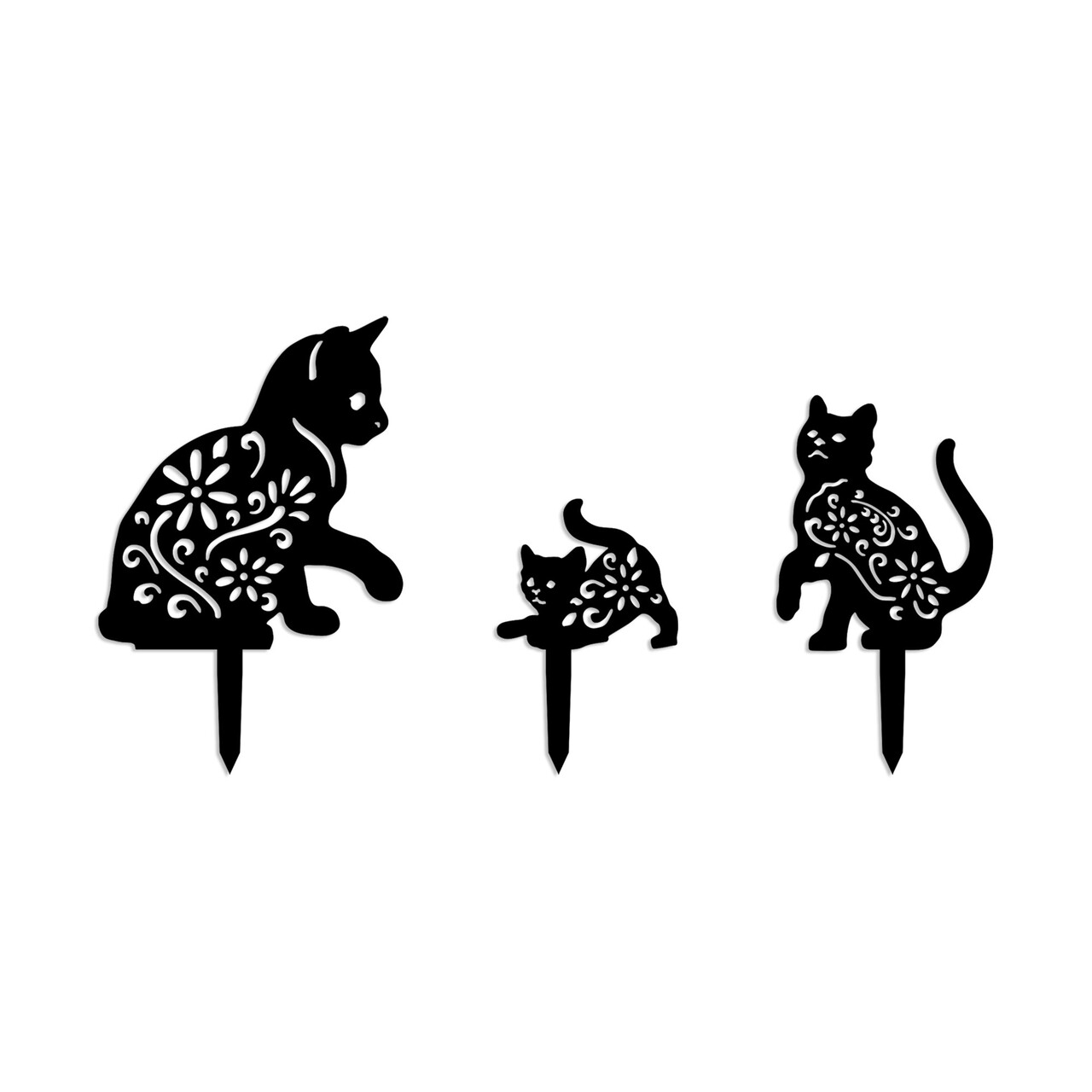 Obiect decorativ de grădină, Fam 02, Negru - imagine 4