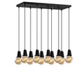 Lustra, Tatum, 584TTM1499, Metal, Negru