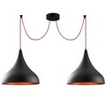 Lustra, Alby, 525NOR1644, Metal, Negru