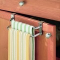 Suport de prosope pentru usa Axis Double, iDesign, 23x9x8.2 cm, otel