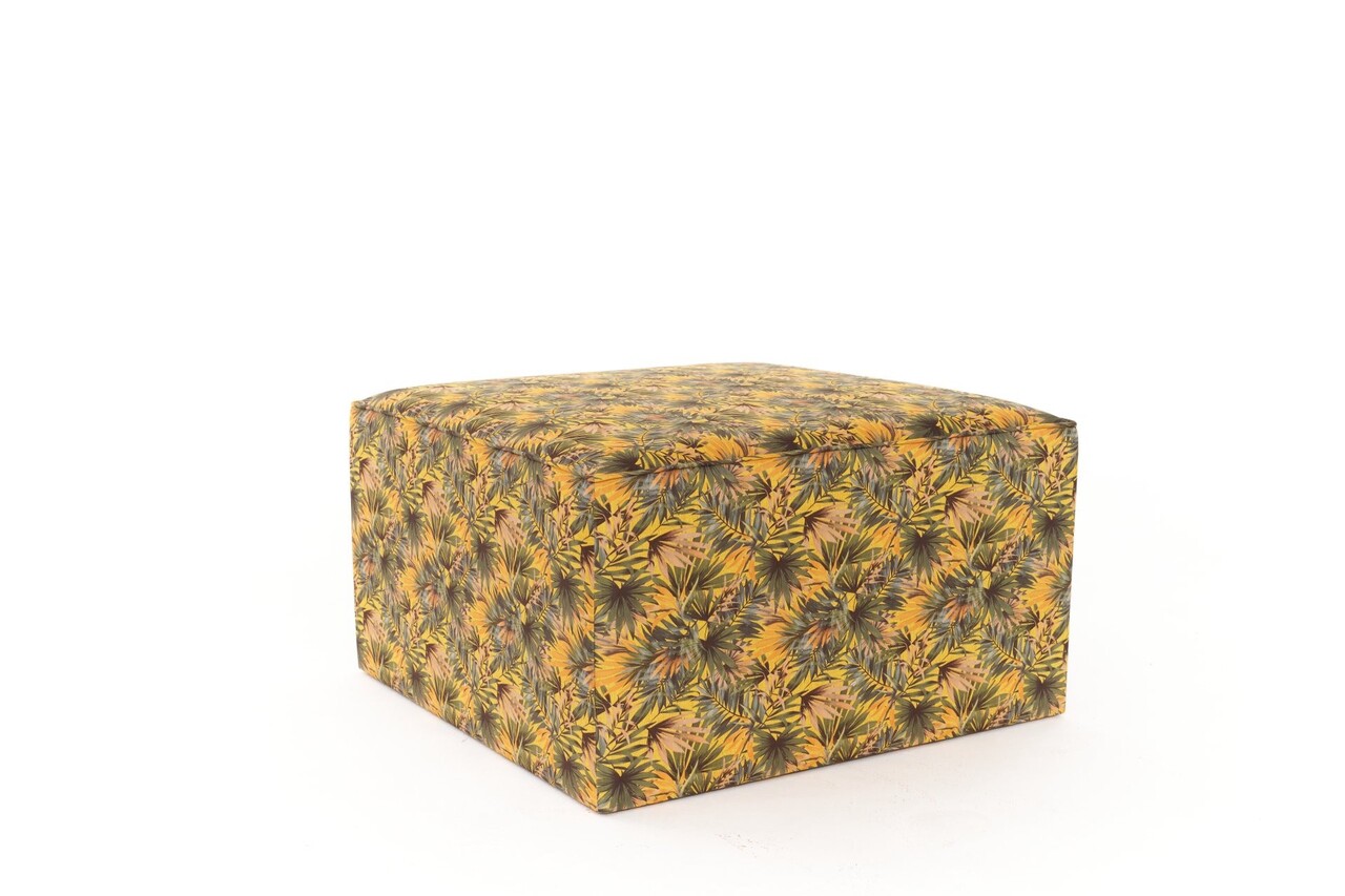 Taburet, Atelier del Sofa, 825BLC5194, Lemn, Galben - view 3