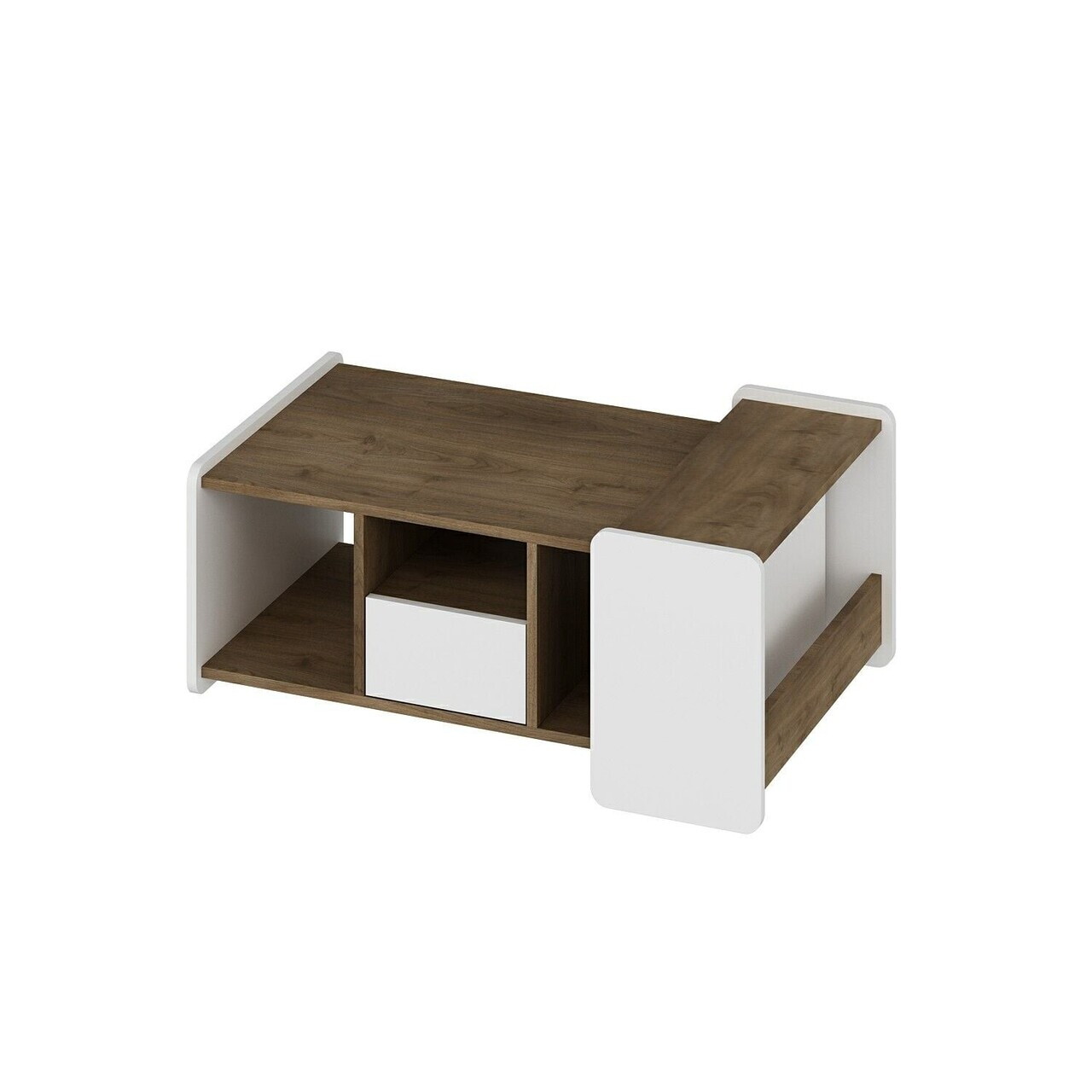 Masuta de cafea, Hanah Home, Viya, 94.3x39.45x60.69 cm, Alb / Deschis — imaginea 6