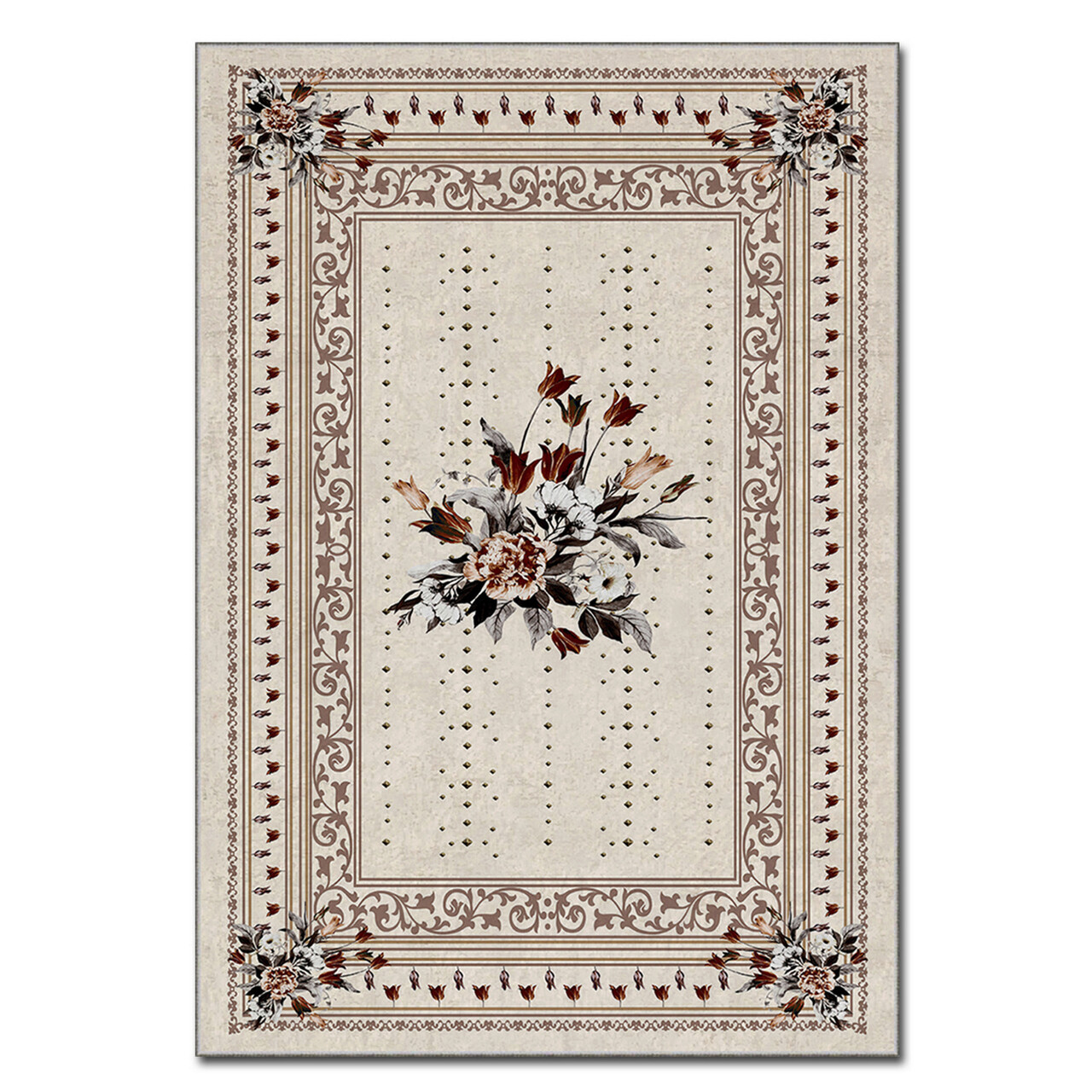 Covor, ASR CRPT-147 , 140x220 cm, Poliester, Multicolor