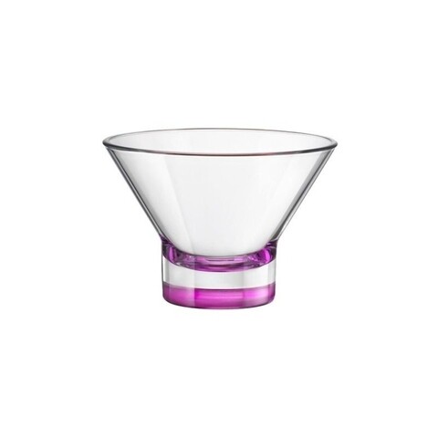 Cupa pentru desert Ypsilon, Bormioli, 375 ml, sticla, roz