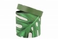 Cana Monstera, Duo, 375 ml, portelan, verde