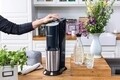 Aparat carbonatare Crystal, SodaStream, 29.7 x 15.5 x 45 cm, Metallic Black