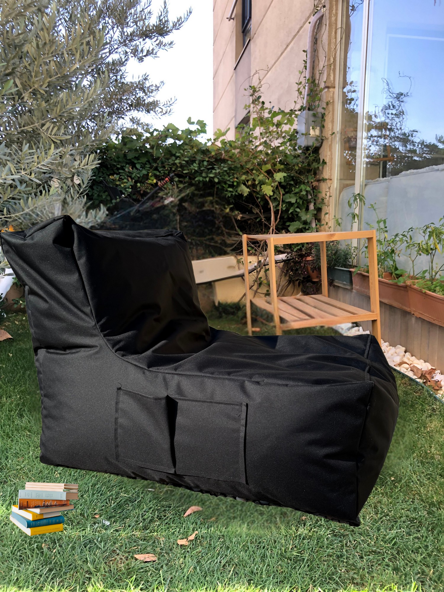 Bean Bag, Atelier del Sofa, 535PFT1205, Poliester, Negru
