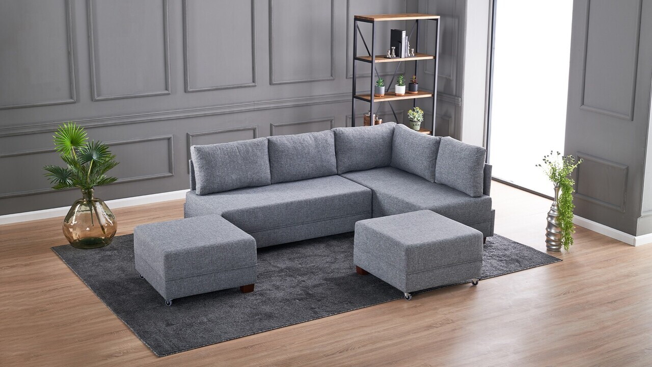 Coltar, Atelier del Sofa, 613LFS1164, Gri — imaginea 3