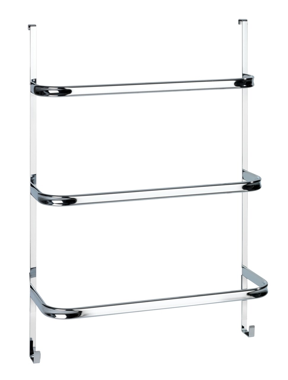 Suport suspendabil pentru prosoape, Wenko, Iripinia, 54.5 x 77.5 x 21.5 cm, inox, argintiu - 1 | YEO
