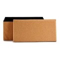 Cutie cu capac Cork, Gift Decor, pliabila, 72 x 36 x 36 cm, MDF/pluta