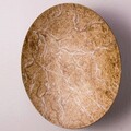 Set 5 decoratiuni de perete, Marble v1, metal, lucrat manual, Ø7 - 27 cm, multicolor