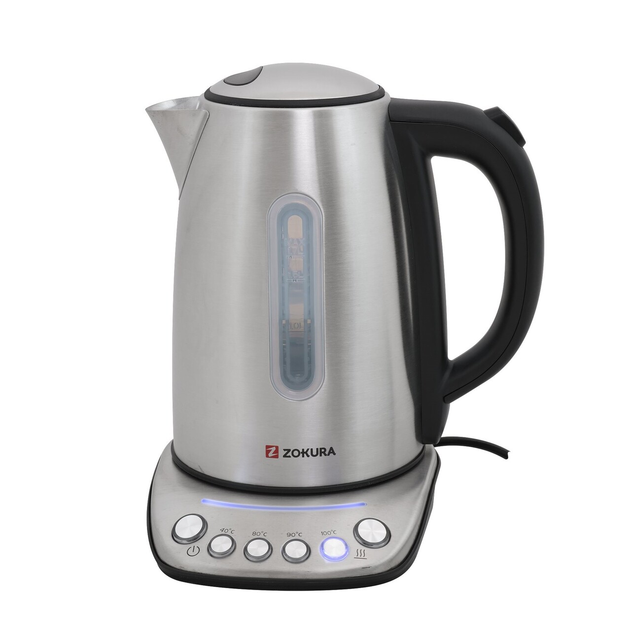 Fierbator electric 1,7 L, 2200 W, 4 temperaturi prestabilite - Zokura - view 2