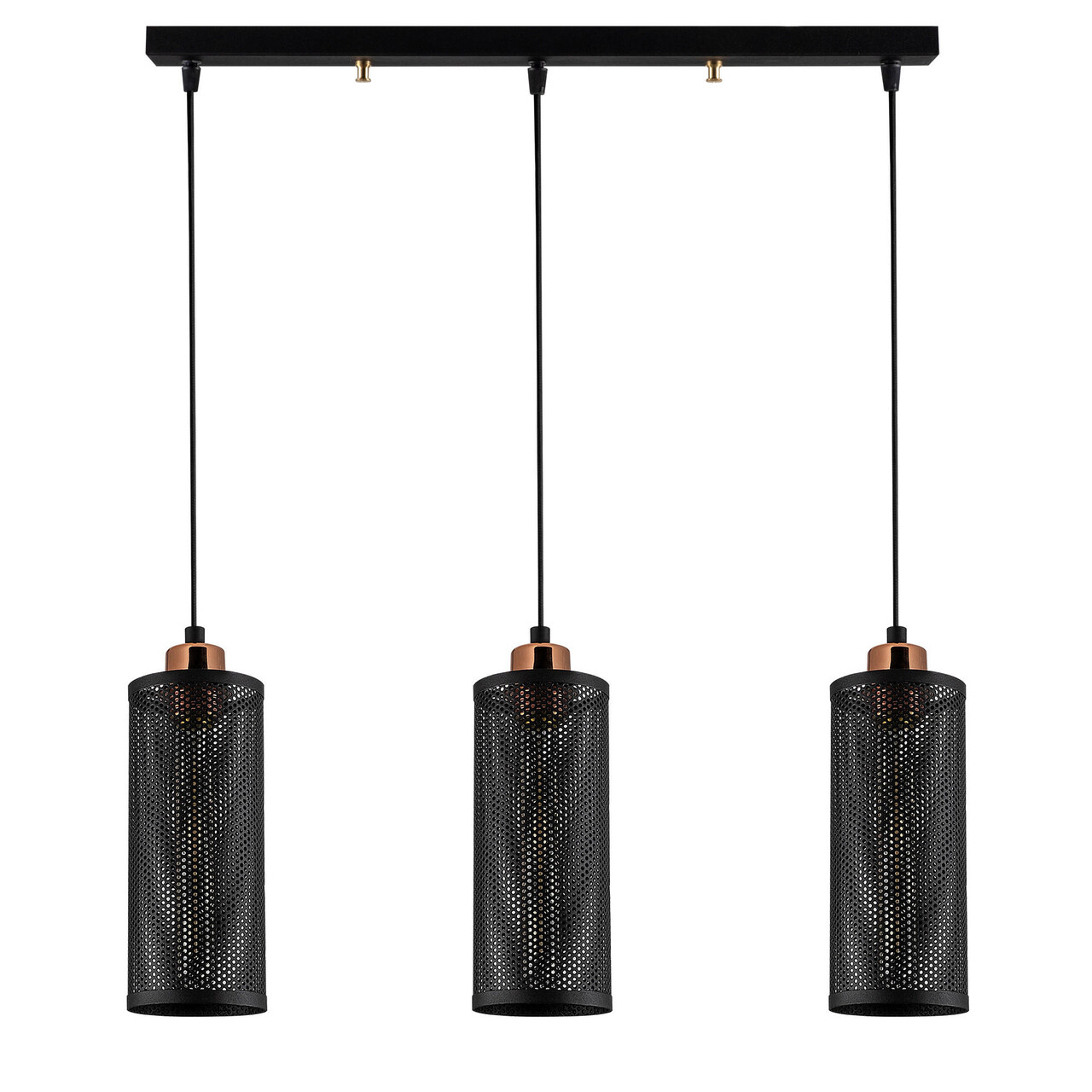 Lustra, Alby, 525NOR1452, Metal, Negru/Bronz - 2 | YEO