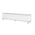 Comoda TV, Inarch, Imaj, 180x45.2x35 cm, PAL, Marmură albă/aur