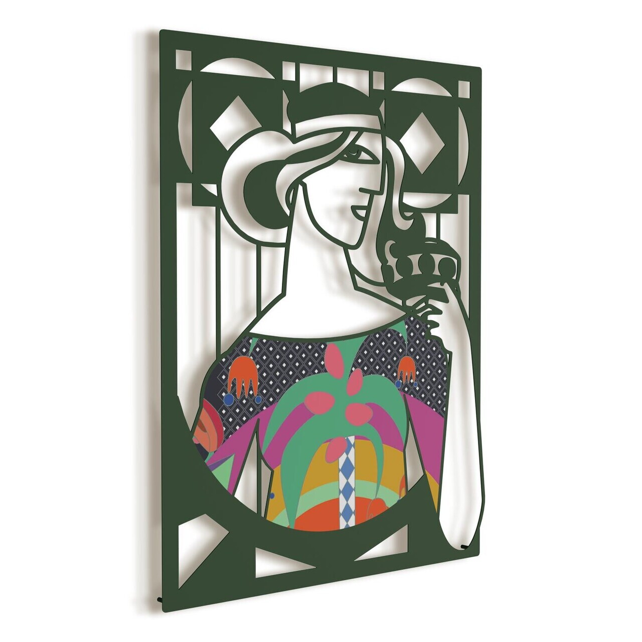 Decoratiune de perete, Mystic Grace, Dimensiune: 44 x 56 cm (1 bucată), Multicolor — imaginea 8